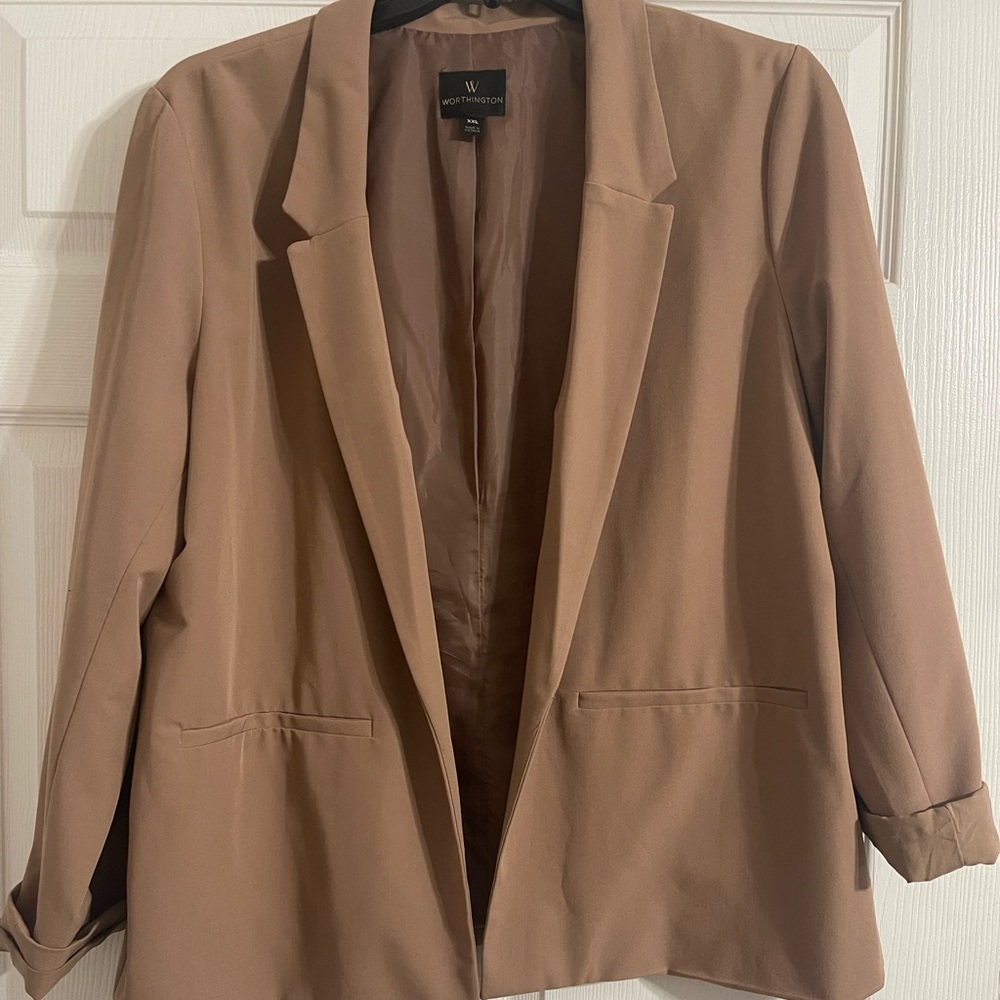 Worthington Taupe Blazer